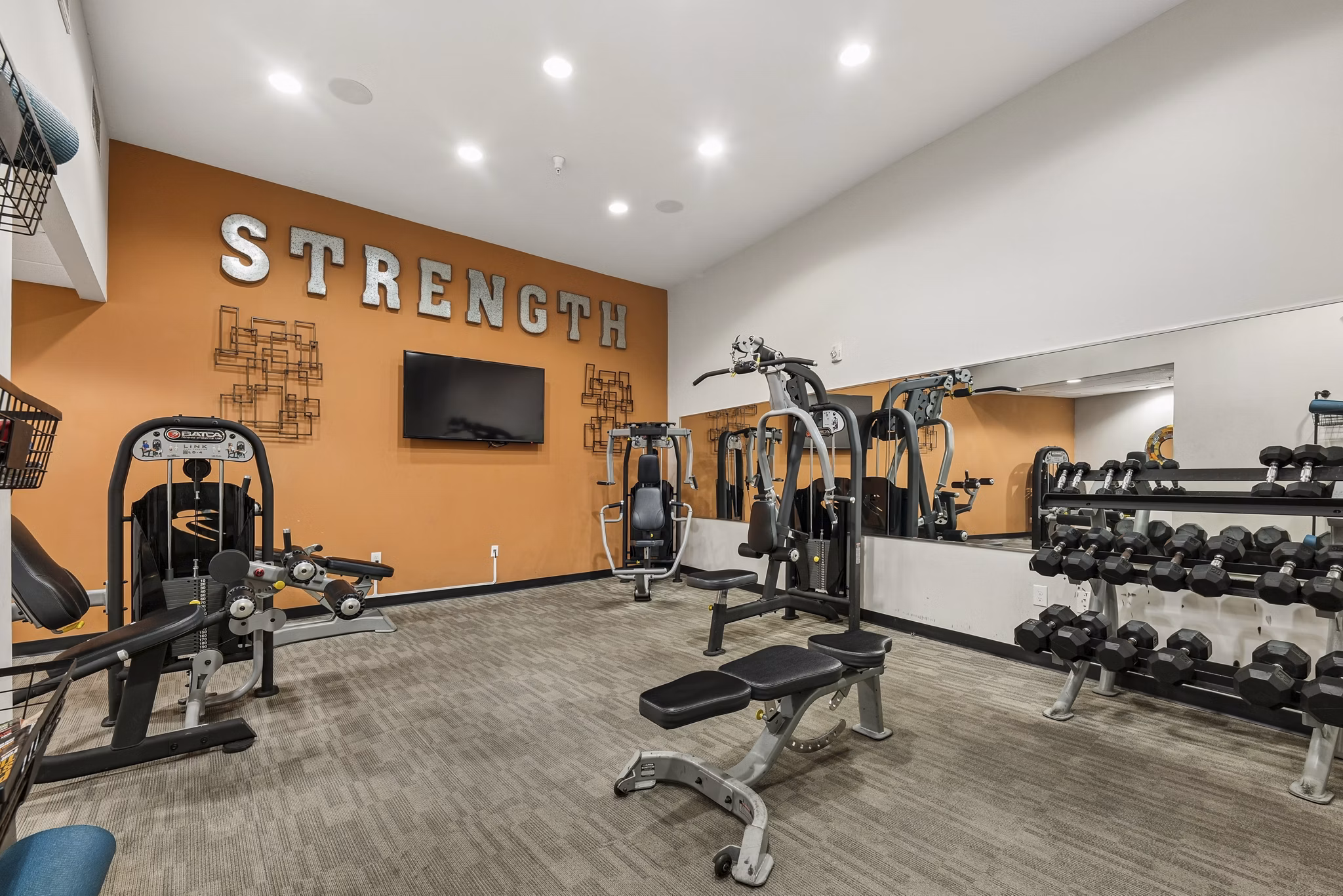 Fitness Center at Ayrsley Lofts Apartments