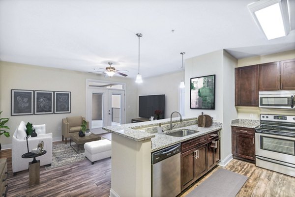 kitchen at Ayrsley Lofts Apartment