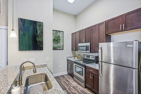 kitchen at Ayrsley Lofts Apartment