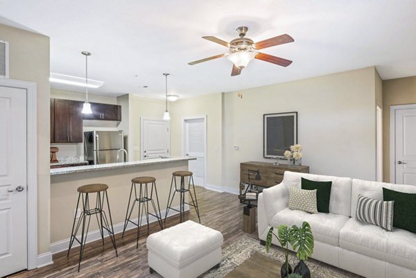living room at Ayrsley Lofts Apartment