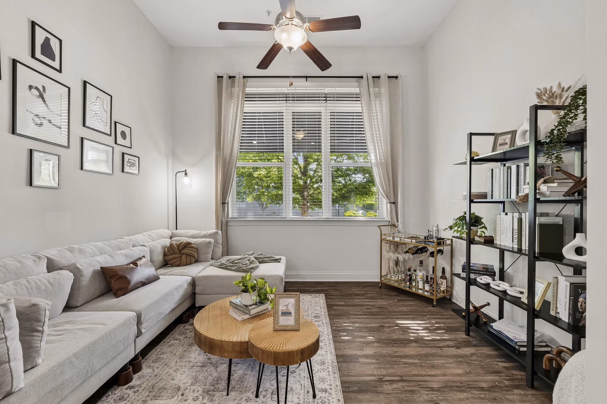 Living Room at Ayrsley Lofts Apartments