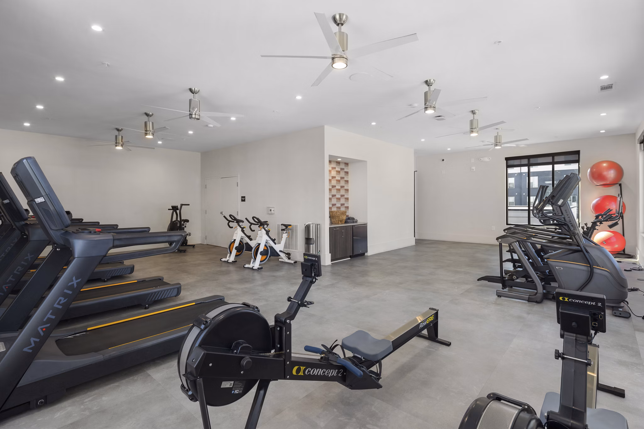 fitness center at Wellen Apartments 
