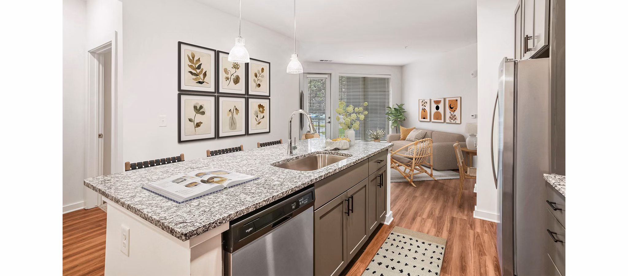 kitchen at Wellen Apartments