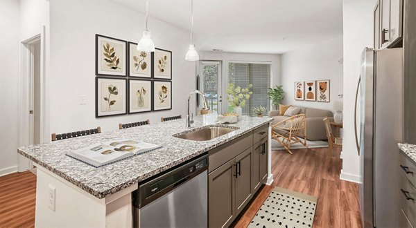 kitchen at Wellen Apartments
