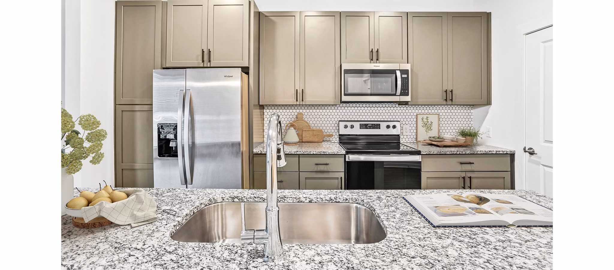 kitchen at Wellen Apartments