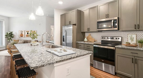 kitchen at Wellen Apartments