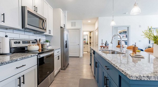 kitchen at Wellen Apartments