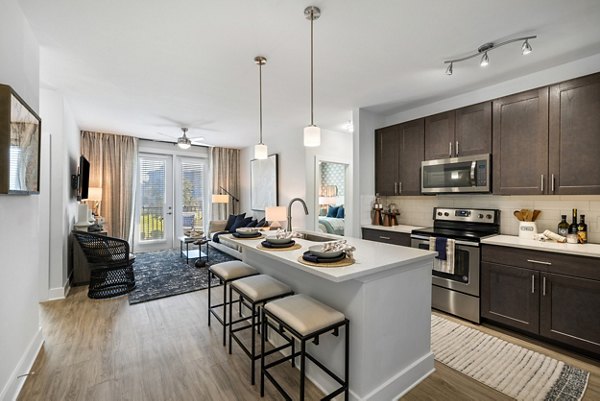 kitchen at The Haven at Indigo Square Apartments