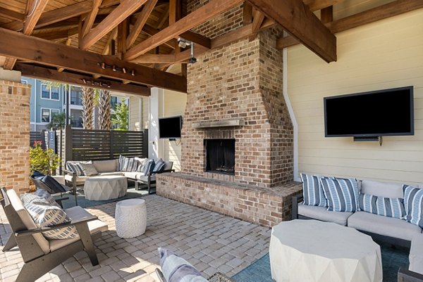 patio at The Haven at Indigo Square Apartments