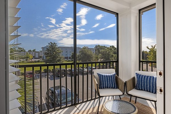 patio at The Haven at Indigo Square Apartments