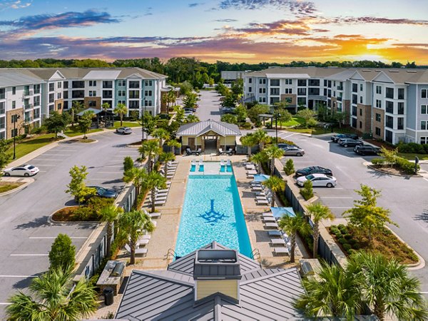 pool at The Haven at Indigo Square Apartments