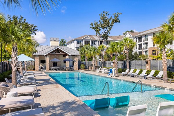 pool at The Haven at Indigo Square Apartments
