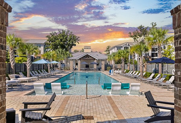 pool at The Haven at Indigo Square Apartments