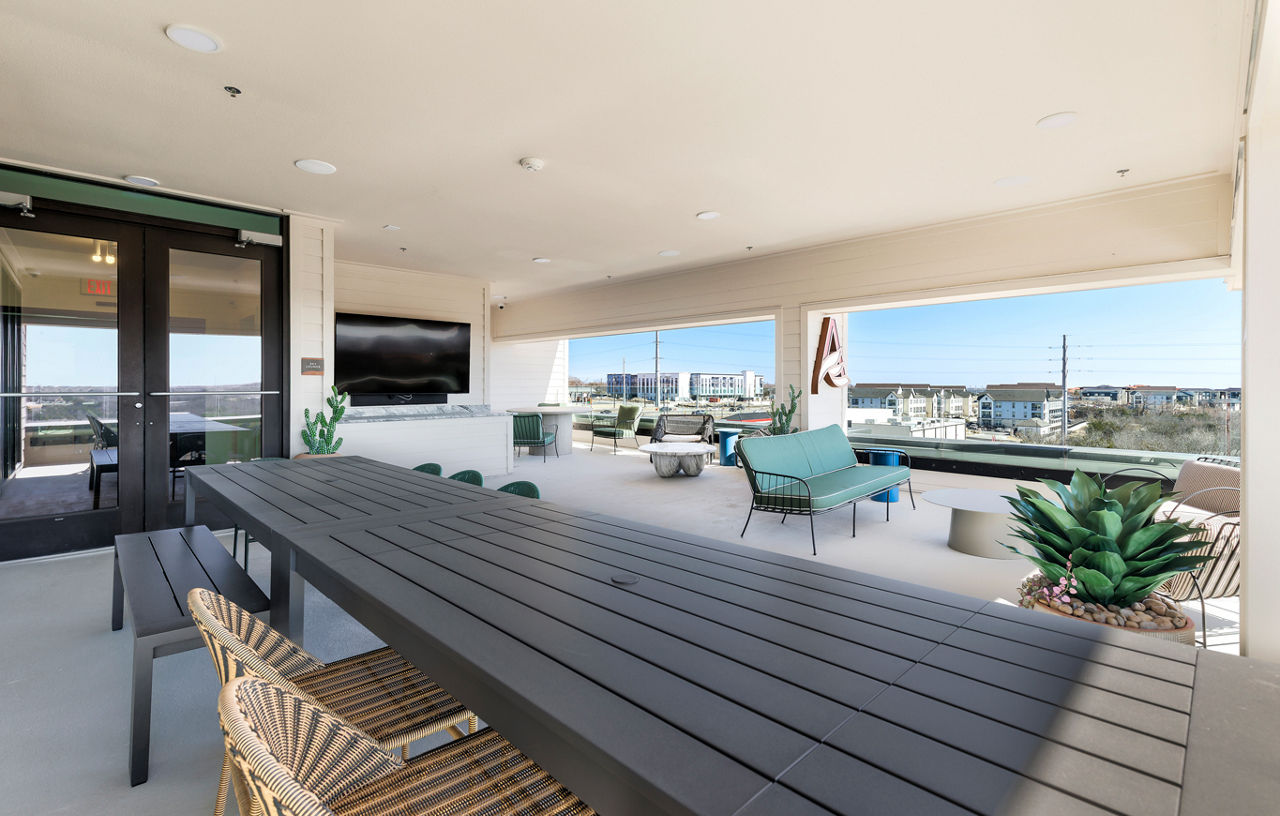 Roof deck at The Amber (1 of 2)