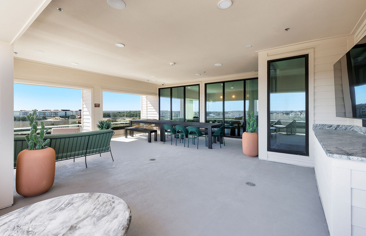 Roof deck at The Amber (2 of 2)