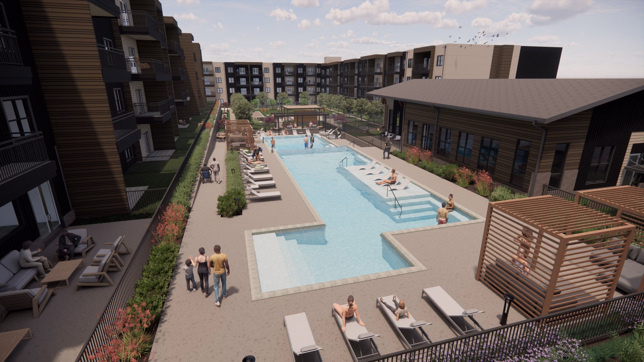 rendering for The Amber Apartments