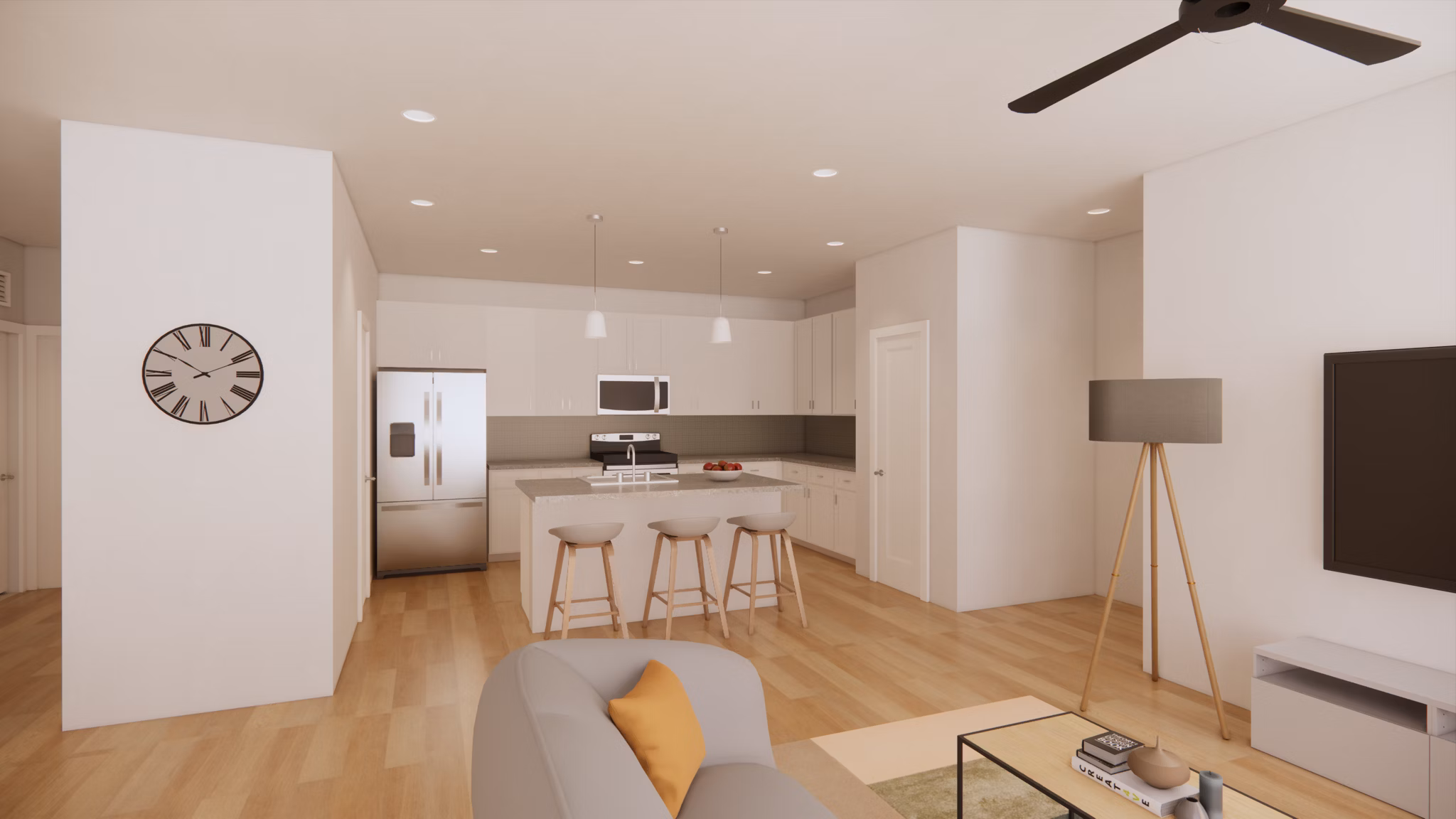 rendering for The Amber Apartments