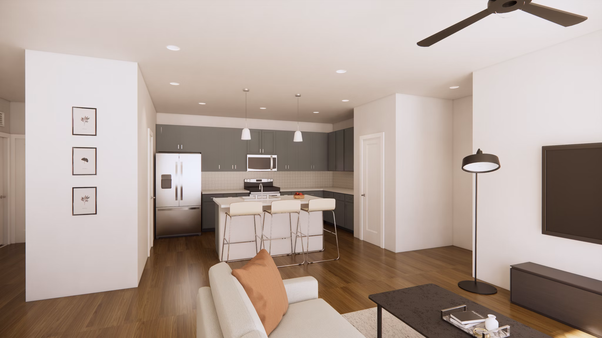 rendering for The Amber Apartments