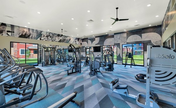 fitness center at Zaterra Apartments 