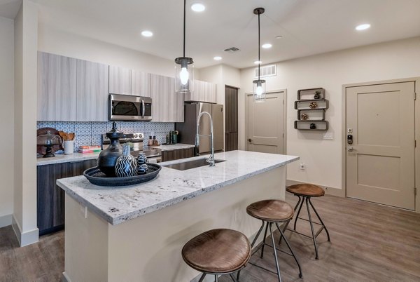 kitchen at Zaterra Apartments 