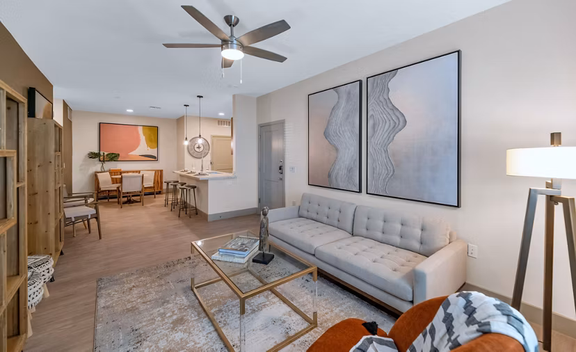 living room at Zaterra Apartments 