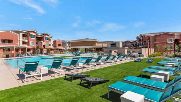 pool at Zaterra Apartments 