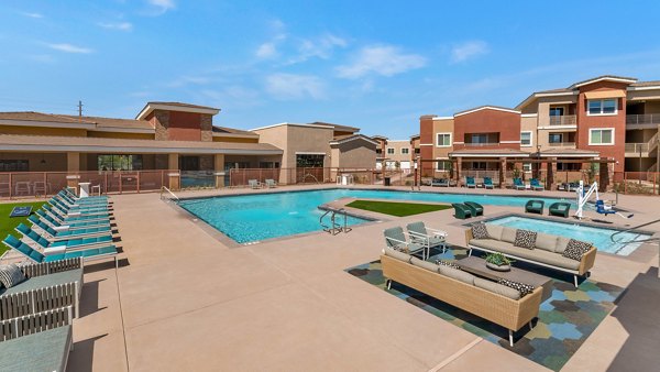 pool at Zaterra Apartments 