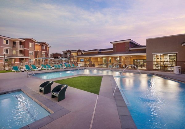 pool at Zaterra Apartments 