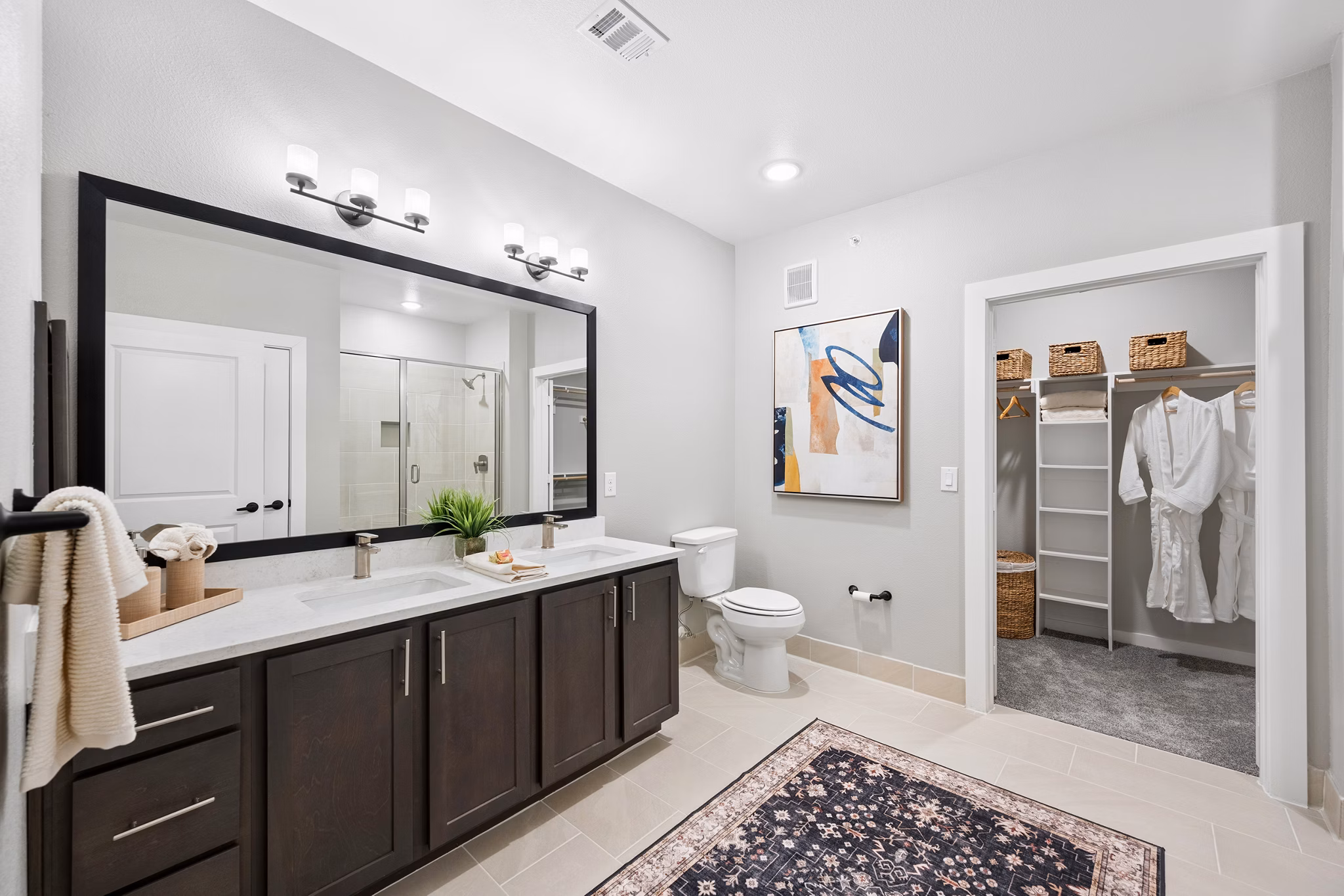 bathroom at Elate Bent Tree Apartments 