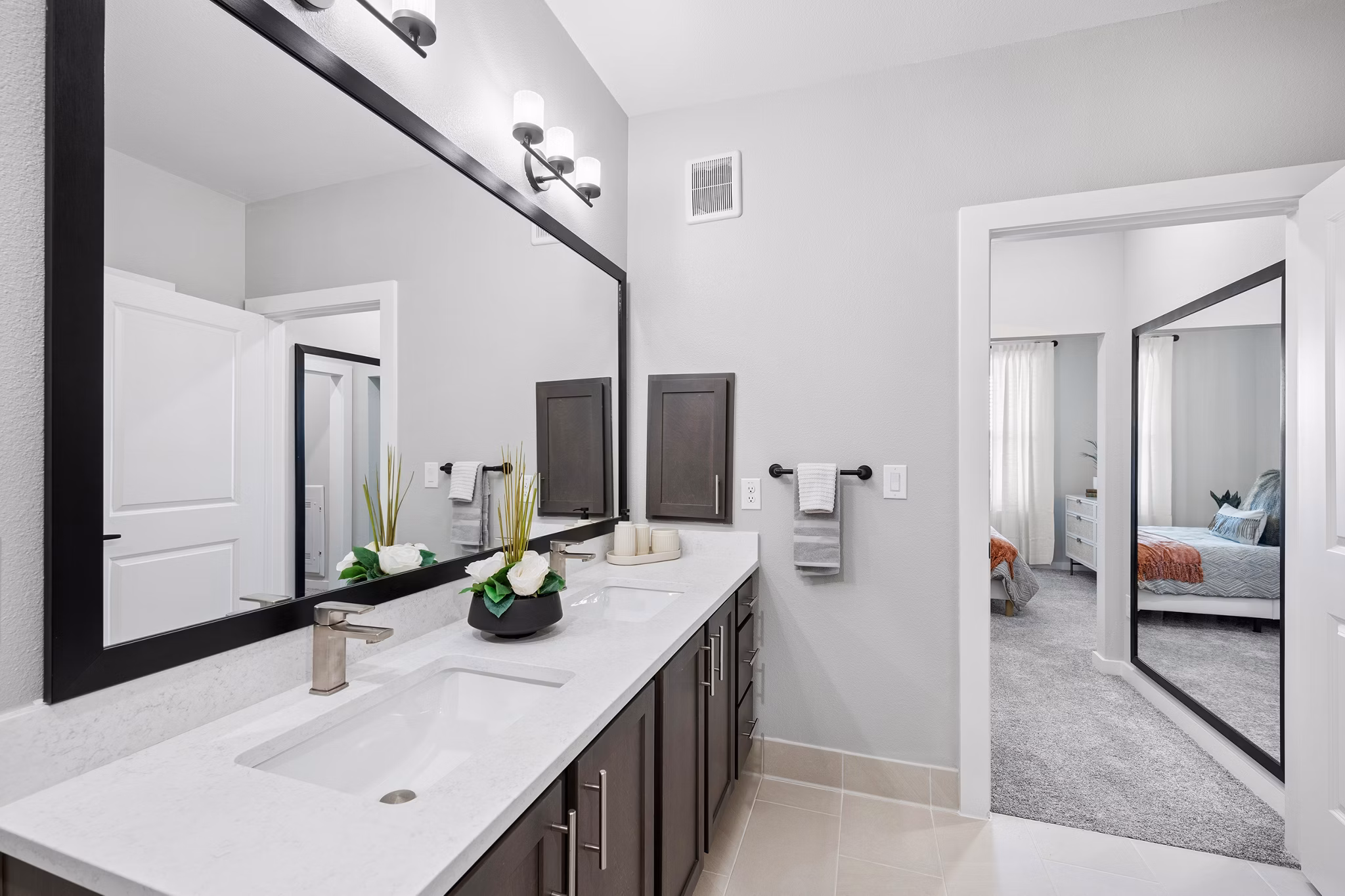 bathroom at Elate Bent Tree Apartments 