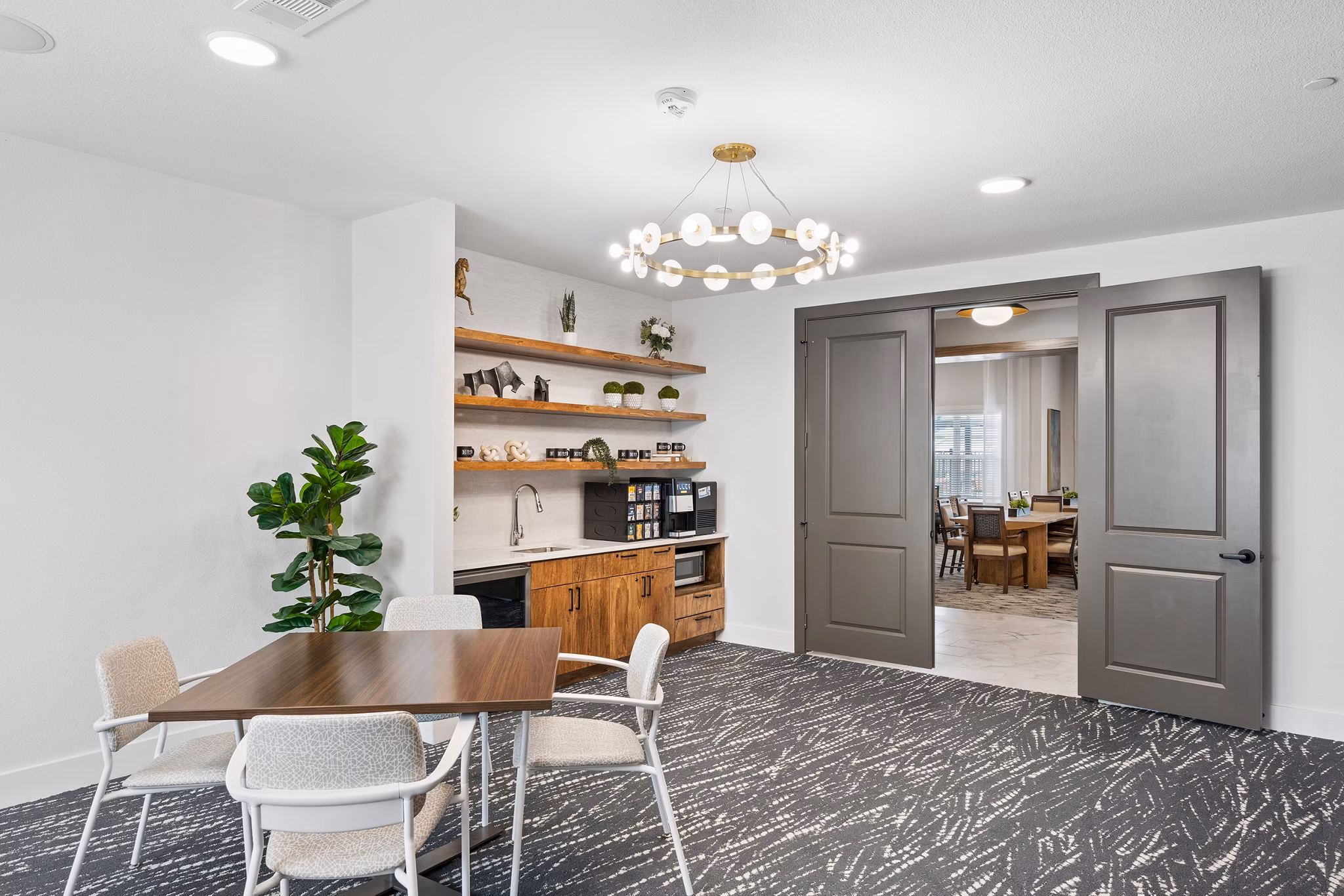 living room at Elate Bent Tree Apartments 