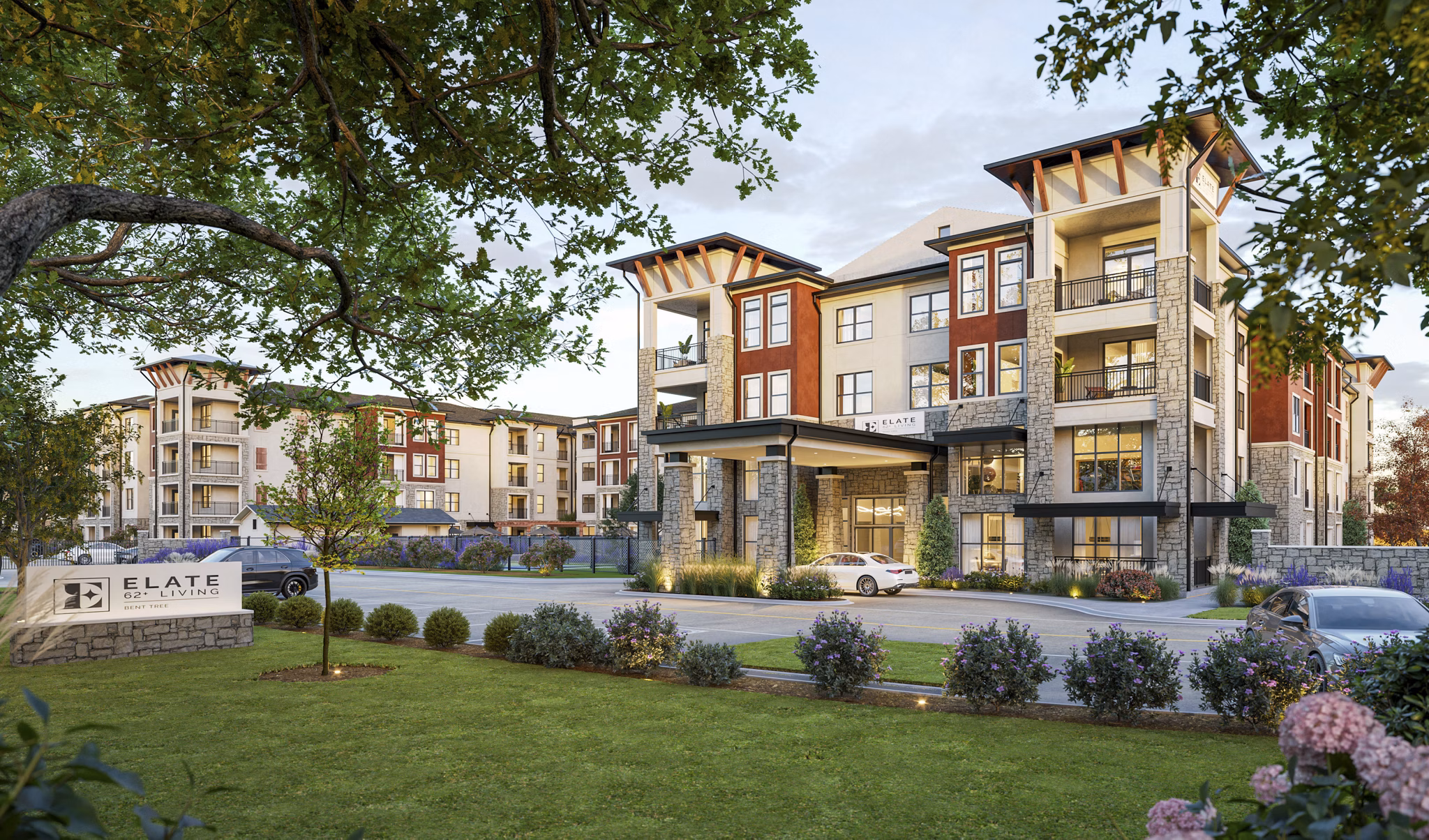 rendering at Elate Bent Tree Apartments