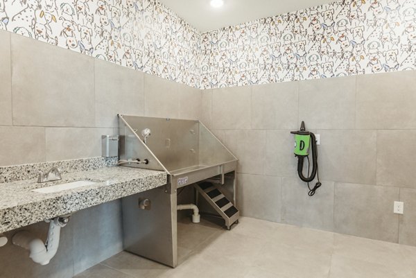 dog wash station at Northerly Apartments 