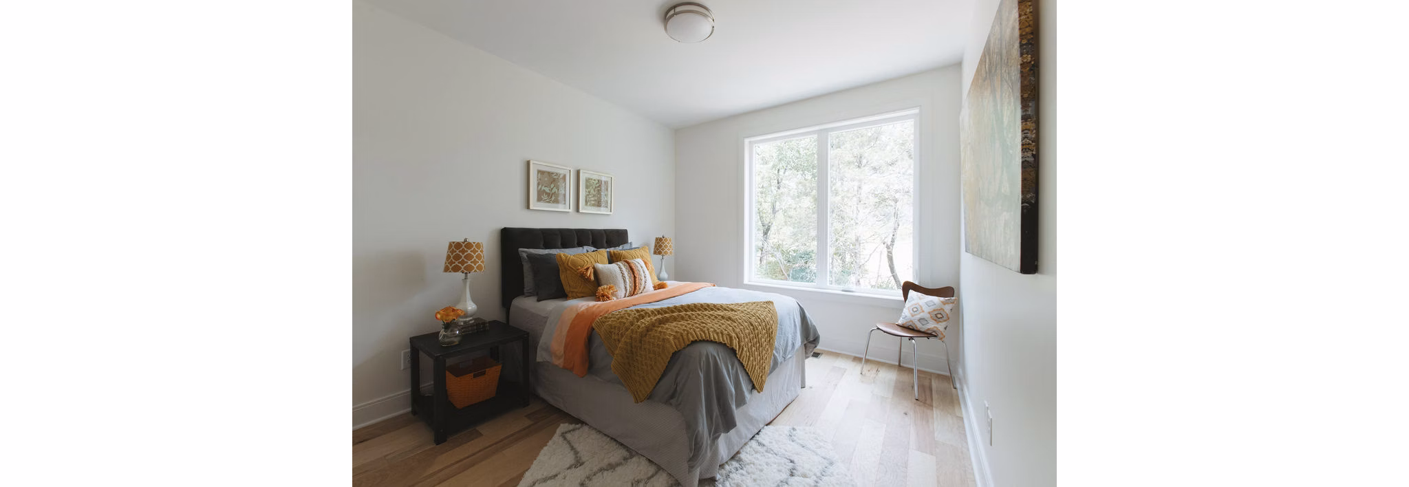 bedroom at The Yarra Apartments