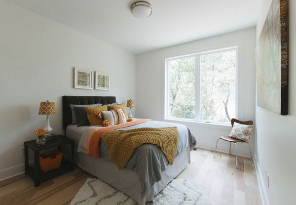 bedroom at The Yarra Apartments