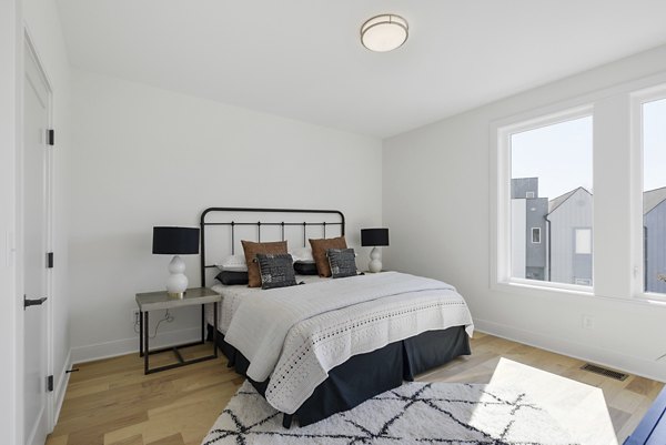 bedroom at The Yarra Apartments