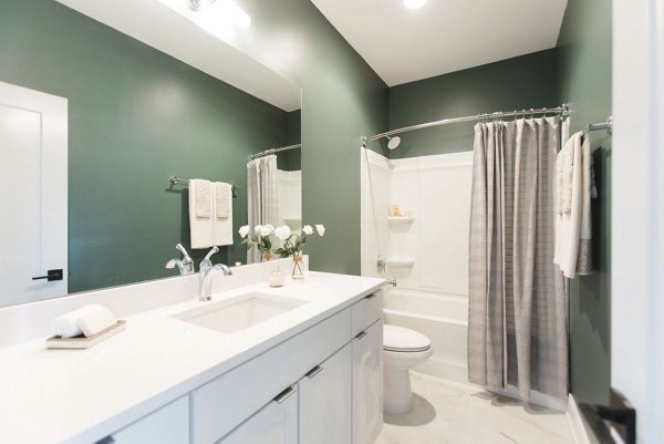 bathroom at The Yarra Apartments