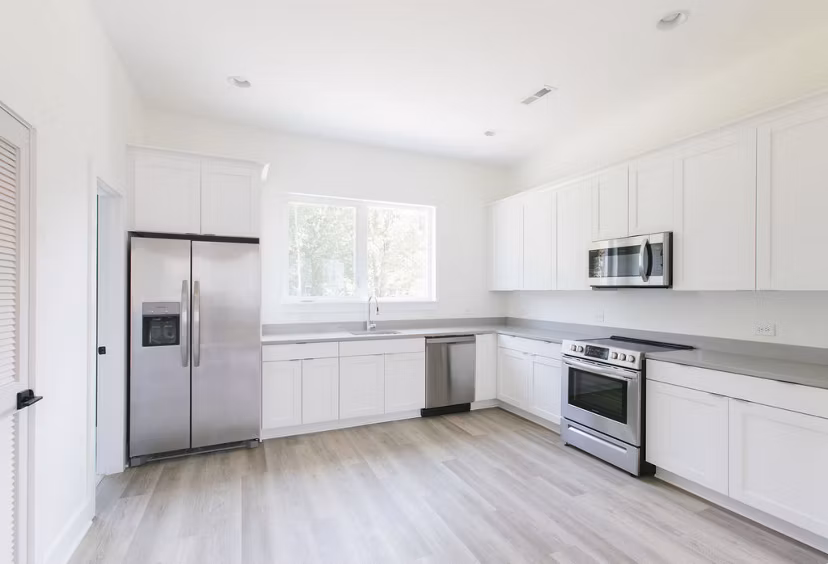 kitchen at The Yarra Apartments