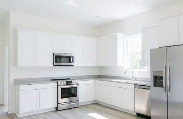 kitchen at The Yarra Apartments