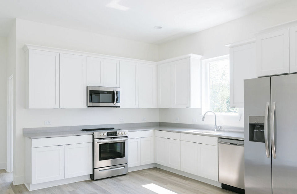 kitchen at The Yarra Apartments