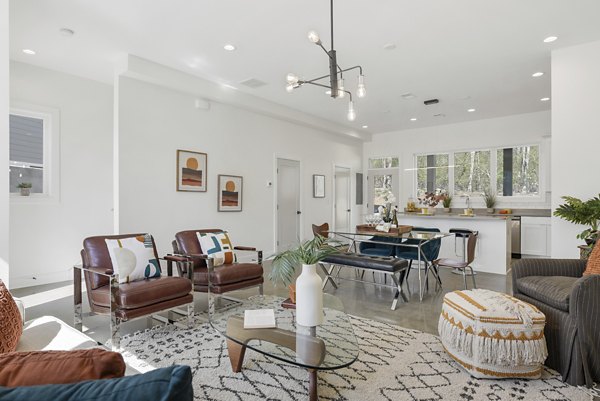 living room at The Yarra Apartments