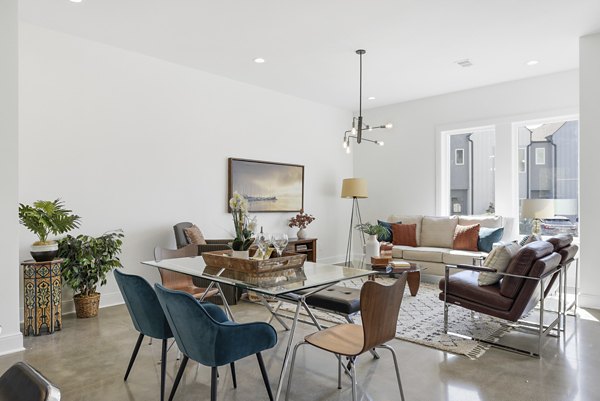 living room at The Yarra Apartments
