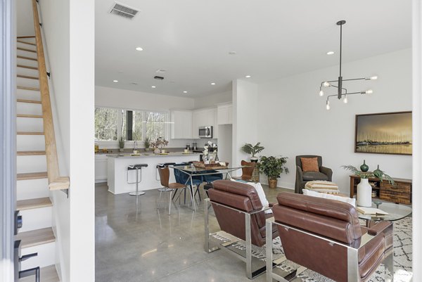living room at The Yarra Apartments