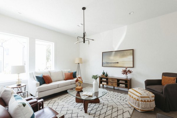 living room at The Yarra Apartments