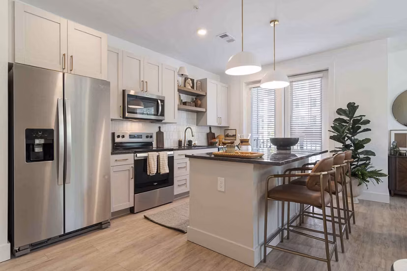 kitchen at Render Turner Lake Apartments