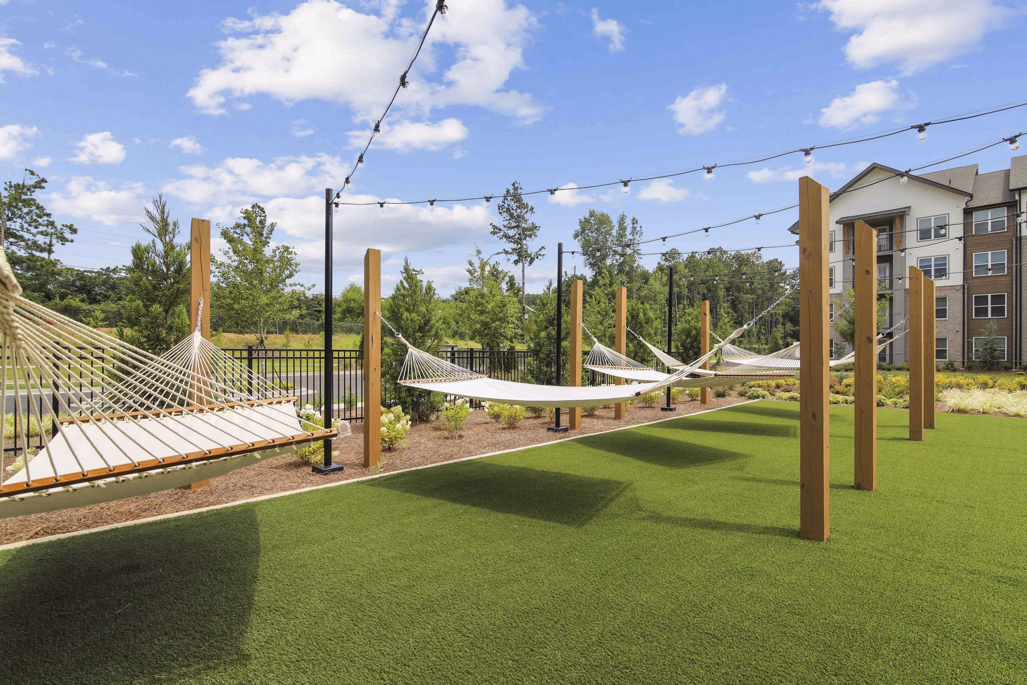 recreational area at Render Turner Lake Apartments