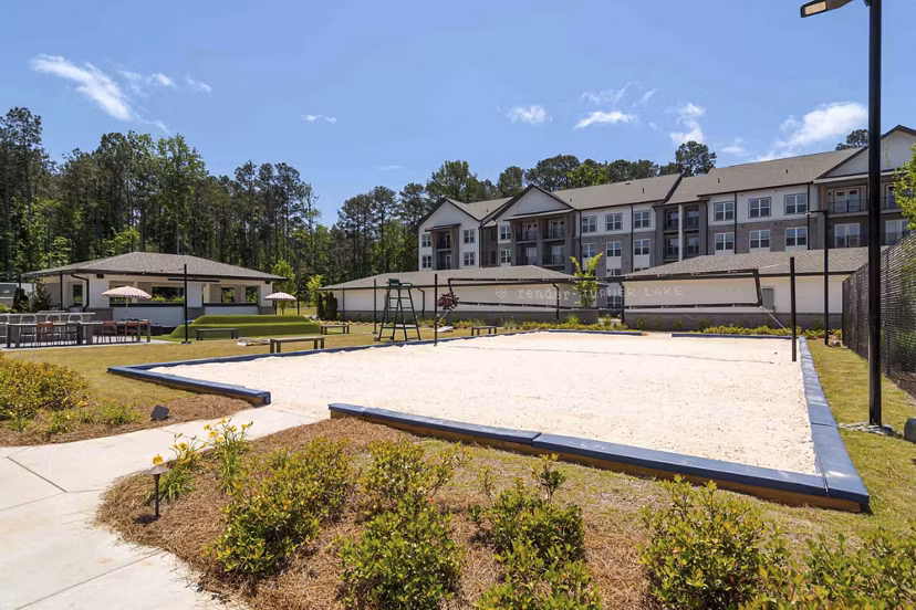 recreational area at Render Turner Lake Apartments