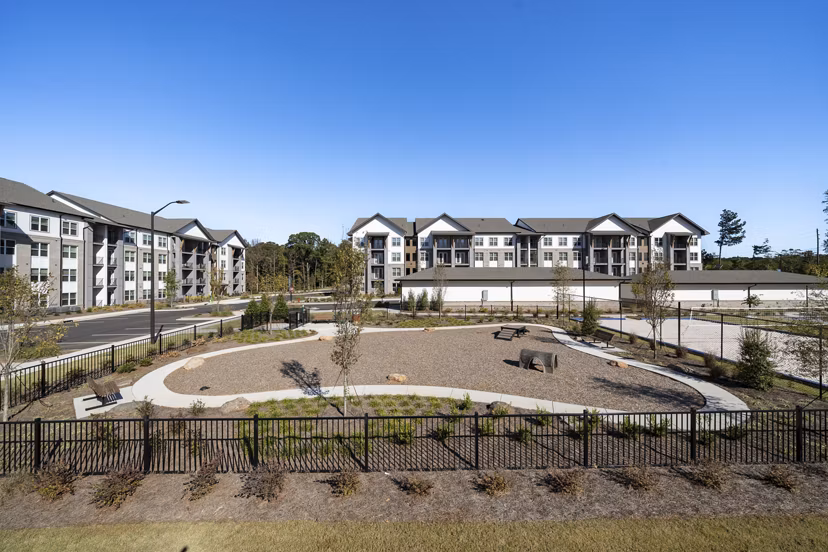 recreational area at Render Turner Lake Apartments