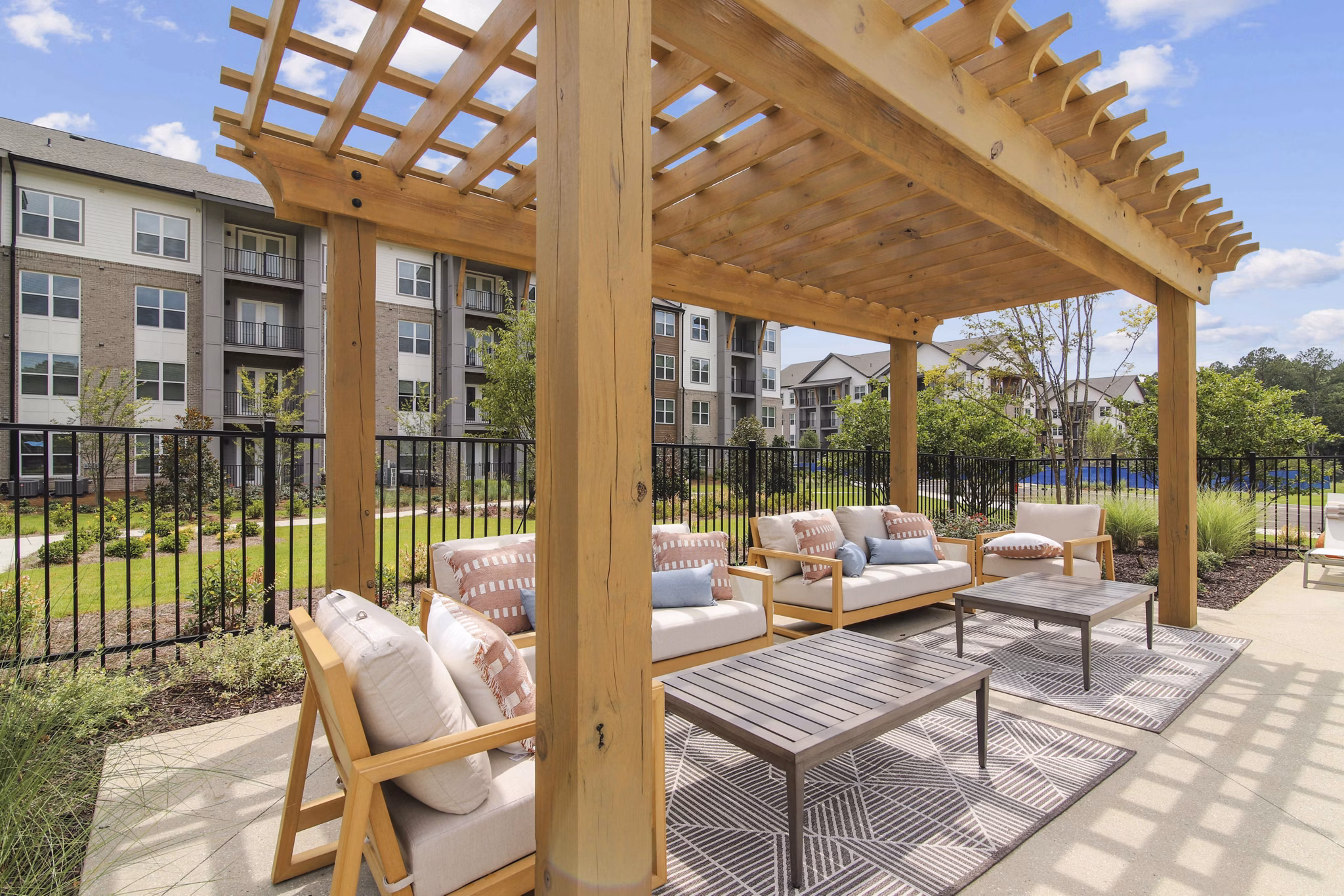 recreational area at Render Turner Lake Apartments