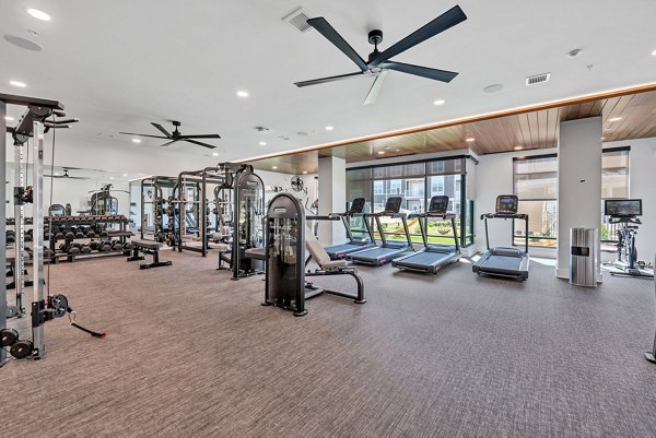 fitness center at Montage at Marquis Hills Apartments